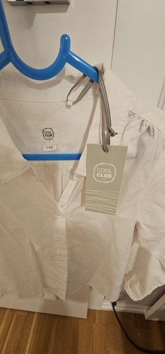 Koszula dziewczęca nowa z metką r 140 plus elegancka sukienka