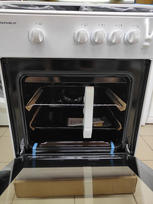 Газова-газ плита Grunhelm G4FM6611W, 60 см.