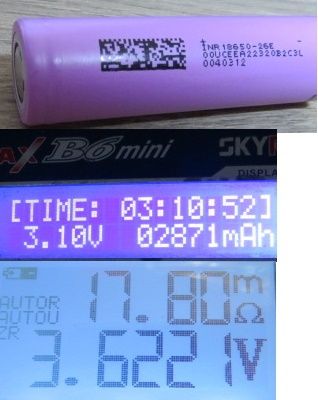 Акумулятор 18650 26e