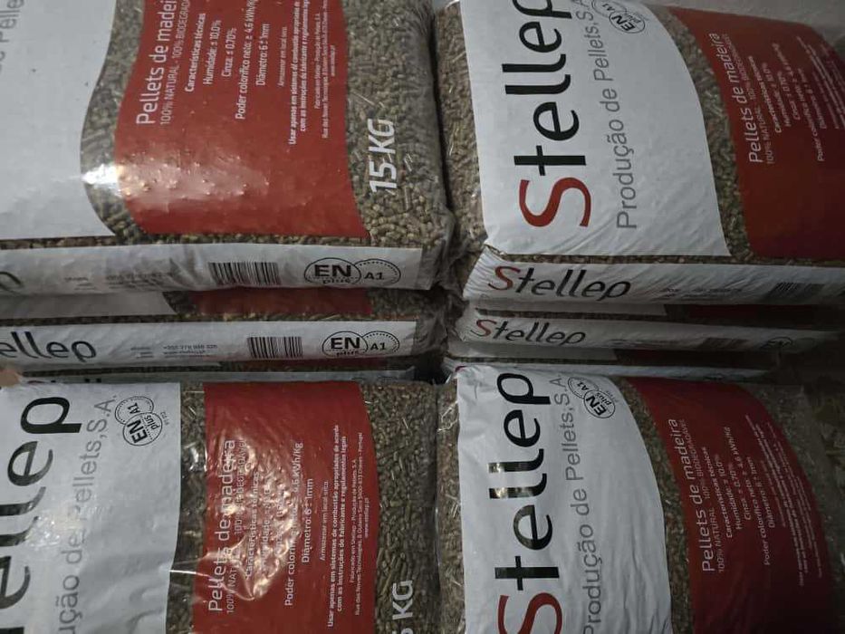 Pellets de Madeira Stellep ENplus A1