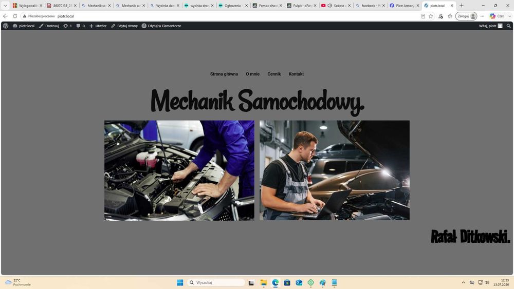 Strony internetowe za 500 zł.