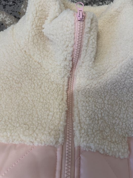 Куртка шерпа весняна рожева жіноча М-Л