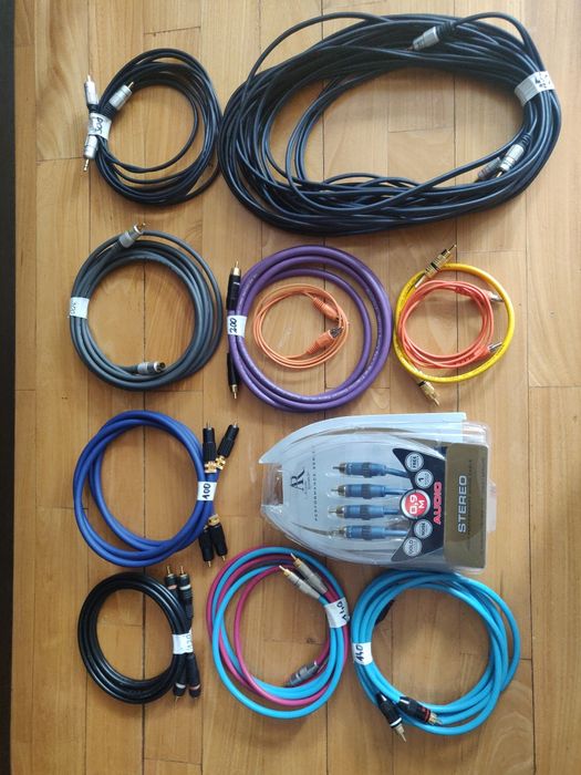 Kabel sygnałowy audio RCA CINCH EURO SCART S-VIDEO XLR , coaxsial promocja