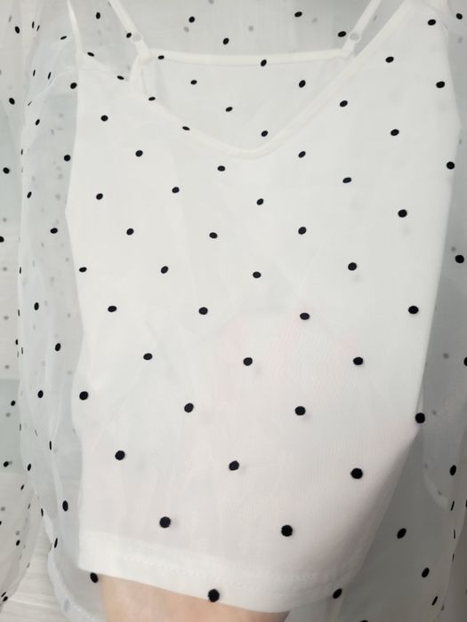 Bluzka w kropki 38 M