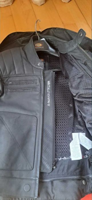 Casaco Premium de couro para motociclista Held Hot Rock