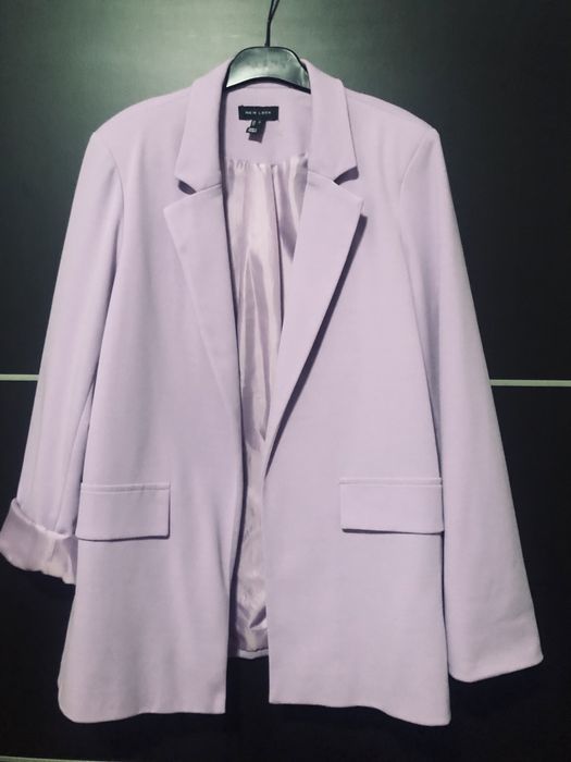 Blazer lilas forrado