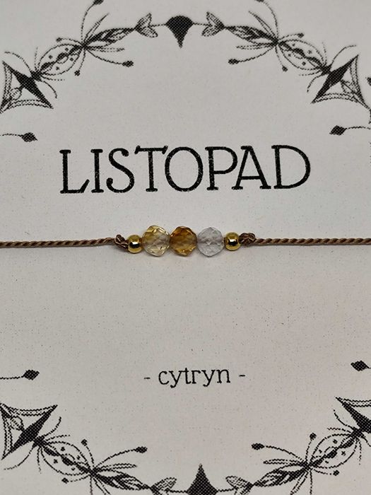 Bransoletka urodzinowa "Listopad" Mini