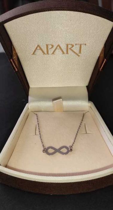 Srebrna srebro bransoletka symbol nieskończoności nieskończoność