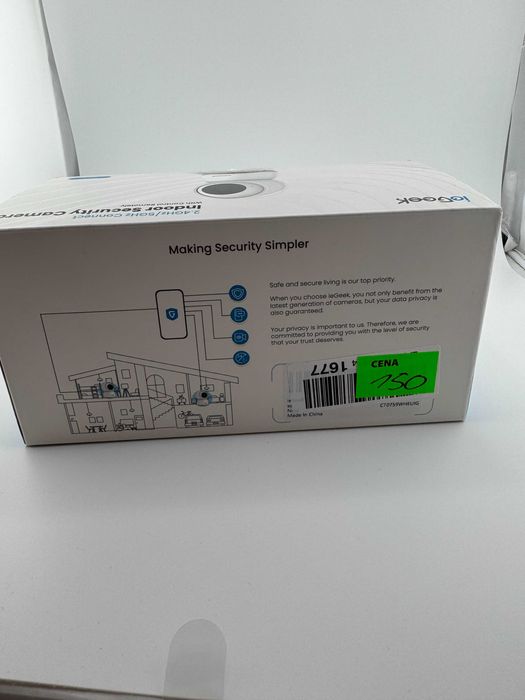 Domowa kamera ip wewnętrzna obrotowa 5MPx hd 2.4g/5g wifi