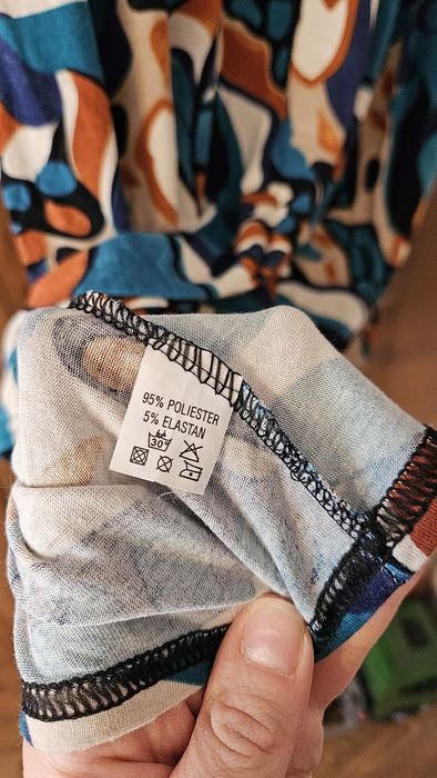 Sukienka krótki rękaw lekka 48-4XL Mabaj