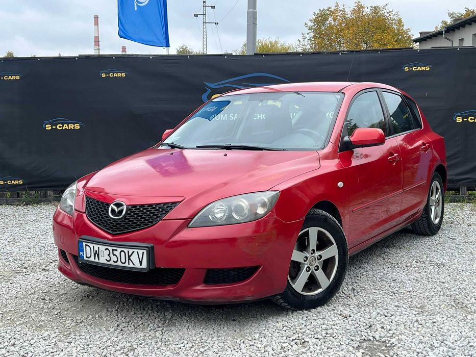 Mazda 3 1.6 b • NISKI PRZEBIEG • ALUFELGI • OC i PRZEGLĄD DO 2027 !!! • Zamiana