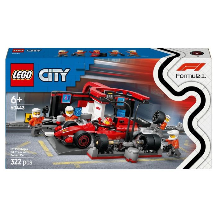 Super na Święta Duży Zestaw LEGO F1 Ferrari + 5 Figurek