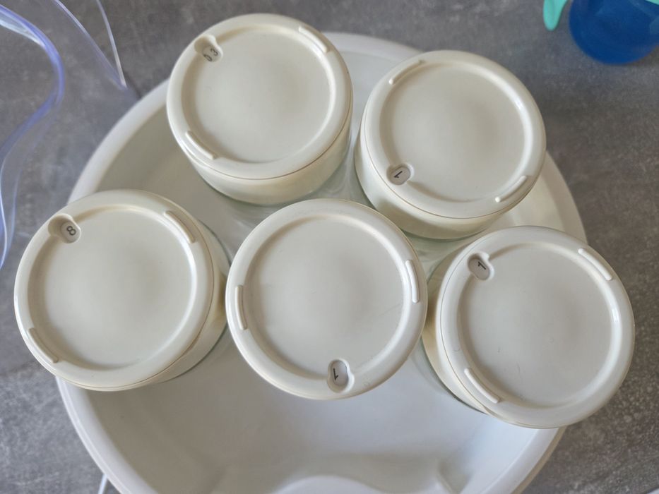 Йогуртниця Moulinex скляні баночки 5шт.