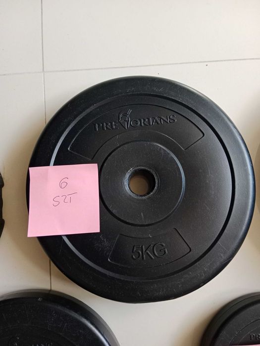 Obciążenie bitumiczne - 144 kg - ciężarki do sztangi i hantli