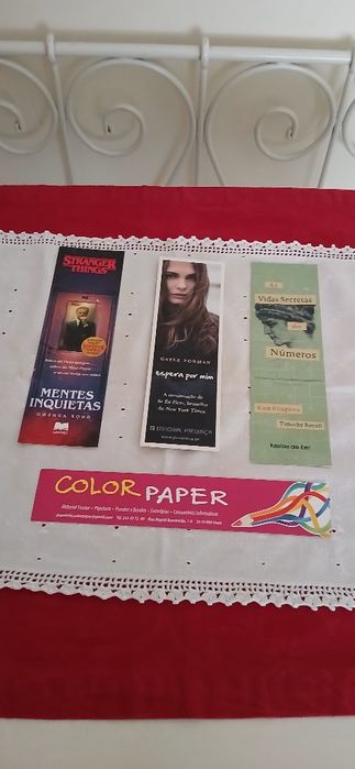 Marcadores de livros, novos