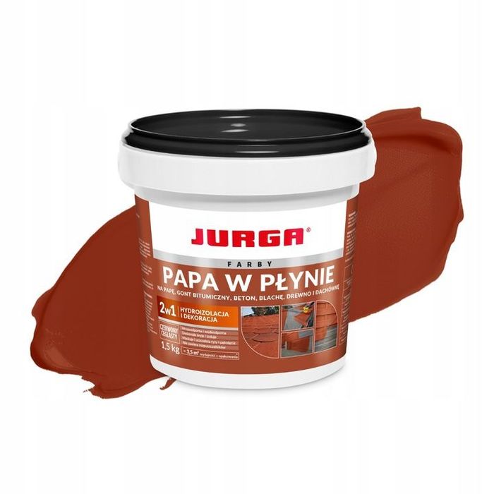 JURGA Papa w płynie 1,5kg czerwony ceglasty