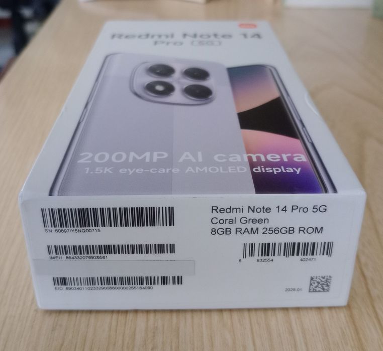 XIAOMI Redmi Note 14 Pro 5g, novo