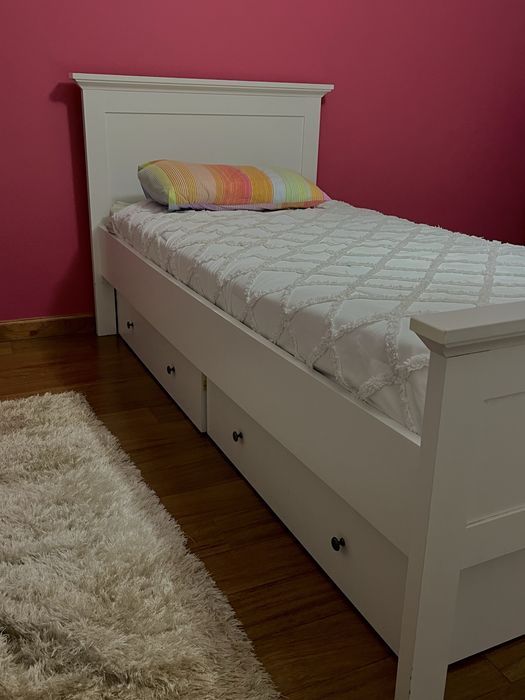 cama individual + colchao