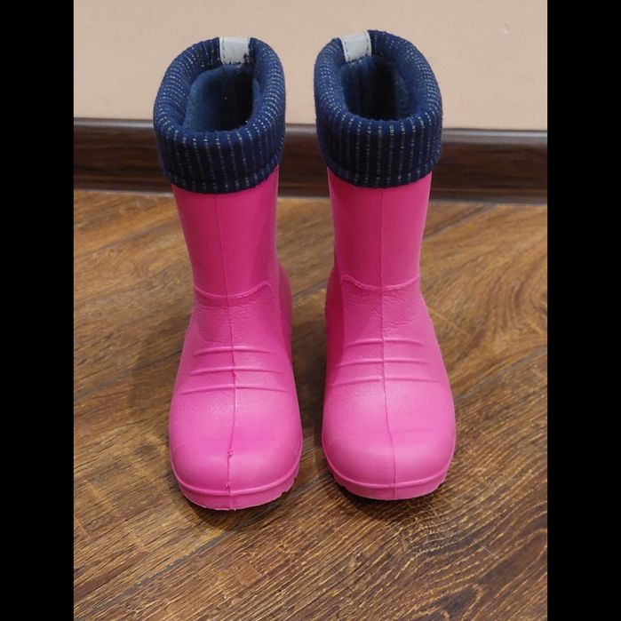 Утеплені гумачки на дівчинку demar резинові сапоги