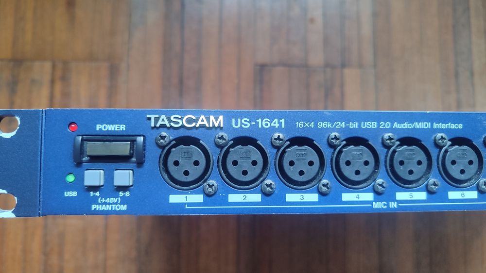 Interface tascam 1641 usb