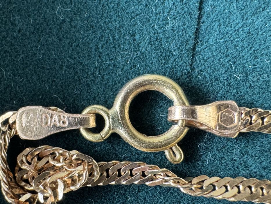 Złoty naszyjnik serce 51 cm złoto 585 14K MIDAS