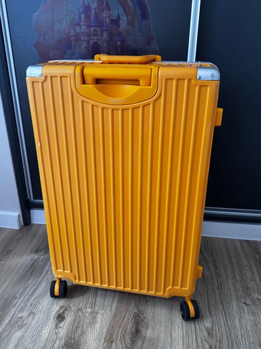 ANYZIP Lekka twarda walizka PC+ABS XL 28” 49x29x74 H cm 90 L TSA x2 alu