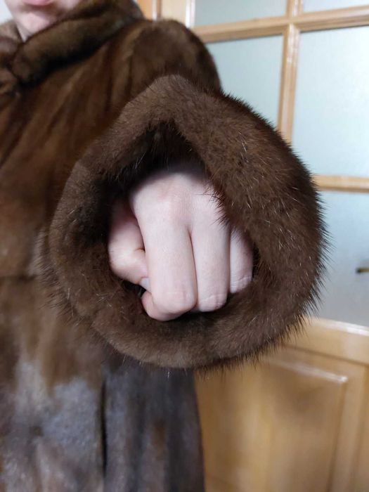 Норковая длинная шуба в идеальном состоянии, ТОРГ!!!