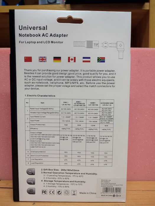 Adaptador Universal - 90W