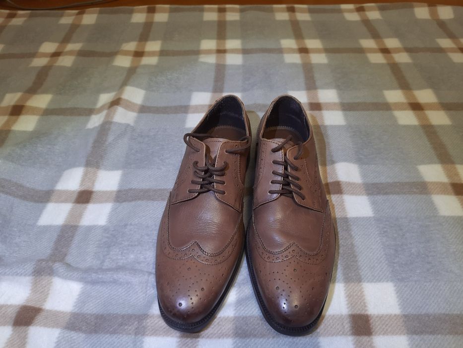 Чоловічі класичні туфлі - оксфорди броги