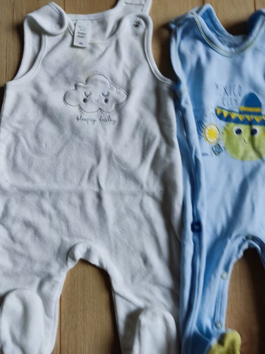 Śpiochy 7 szt niemowlęce rozpinane w kroku,68