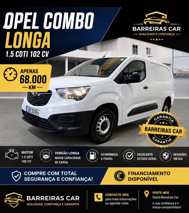 Opel Combo LONGA 1.5 CDTI 102 cv com Iva no Preço 2023