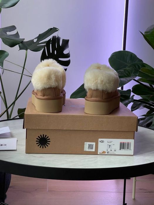 Зимні черевики UGG Coquette Platform Chestnut