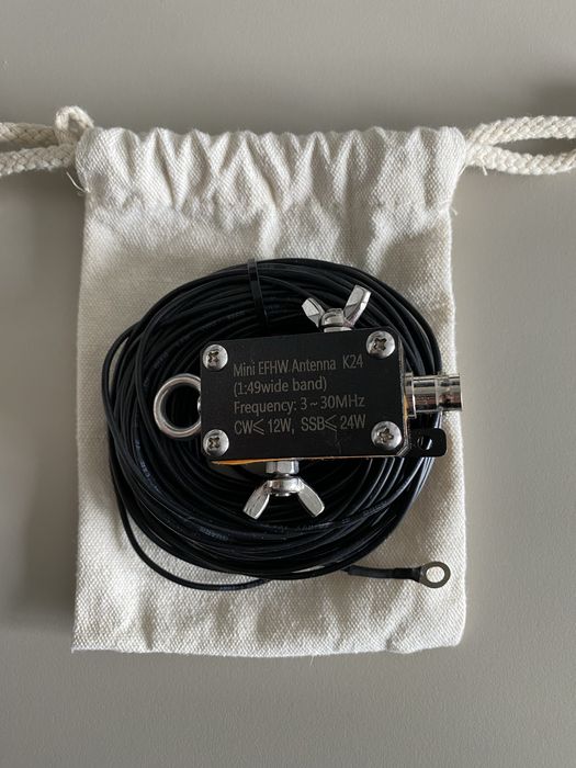 Kieszonkowa Antena End Fed Half Wave QRP