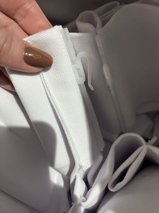 Białe zasłony 2 sztuki