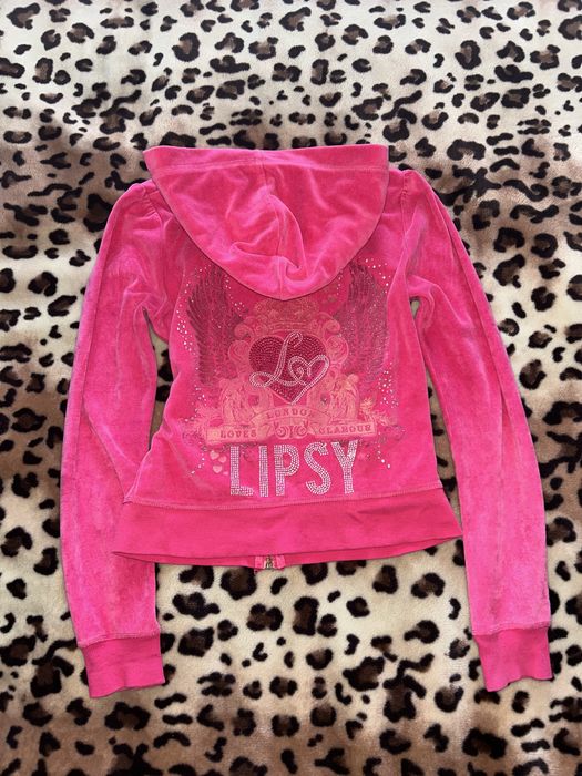 велюровая кофта зипка lipsy с крыльями и стразами s y2k bimbo vintage
