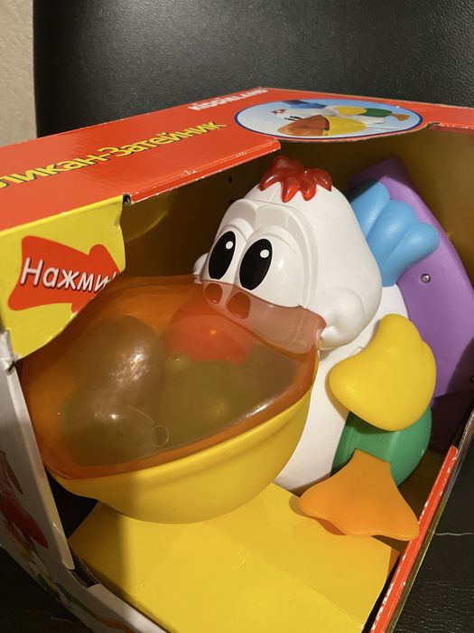 Пеликан говорящий, интерактивная игрушка
