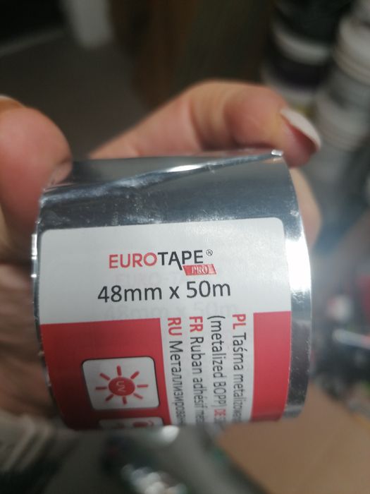 Euro tape pro 43mmx50m taśma metalizowana