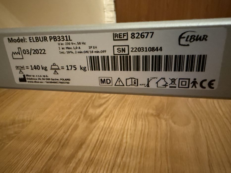 Łóżko  rehabilitacyjne elektryczne