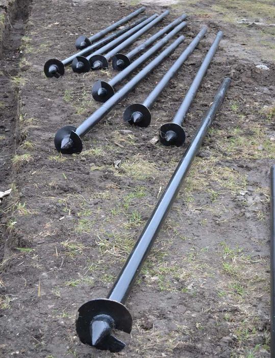 Гвинтові палі та геошурупи