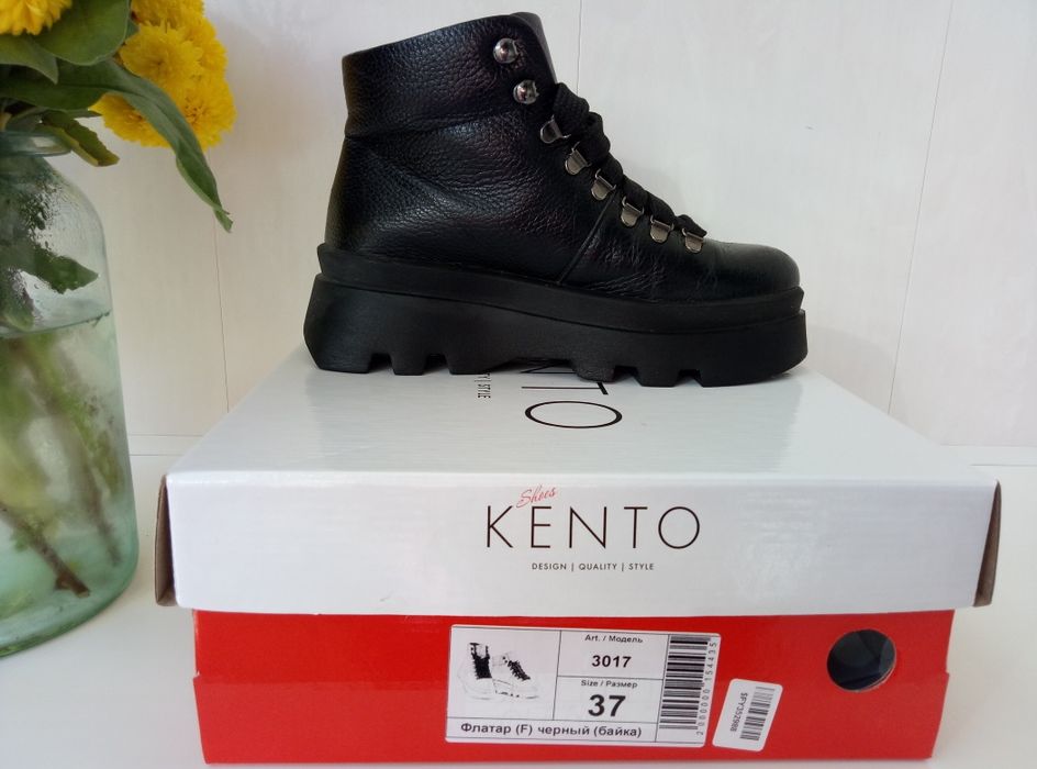 Ботинки женские. Kento. 37 размер. 24,5 см.