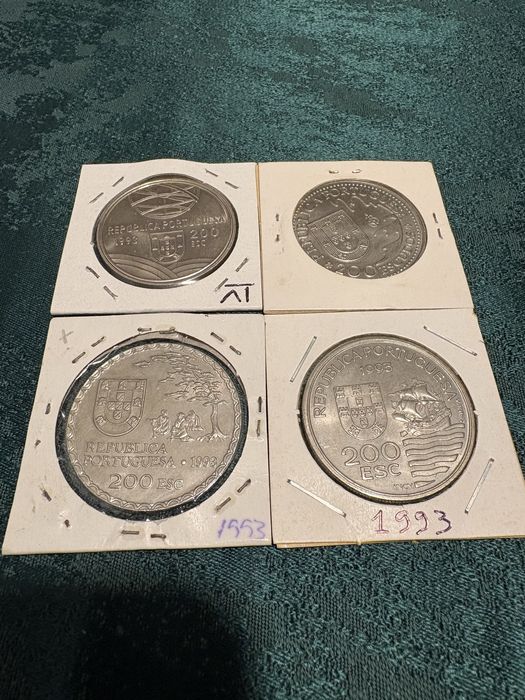 IV serie moedas 200