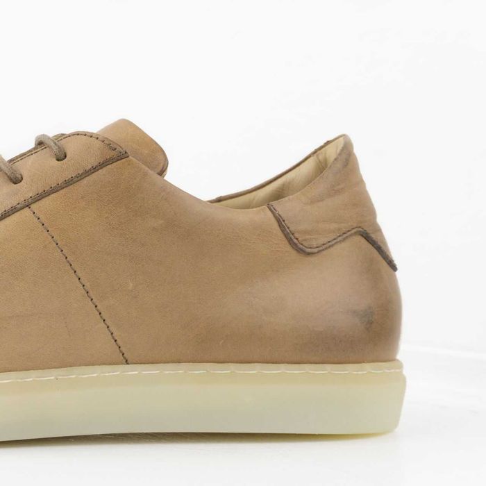 Tênis de couro ERNESTO DOLANI (40/26.5) feito à mão na Itália