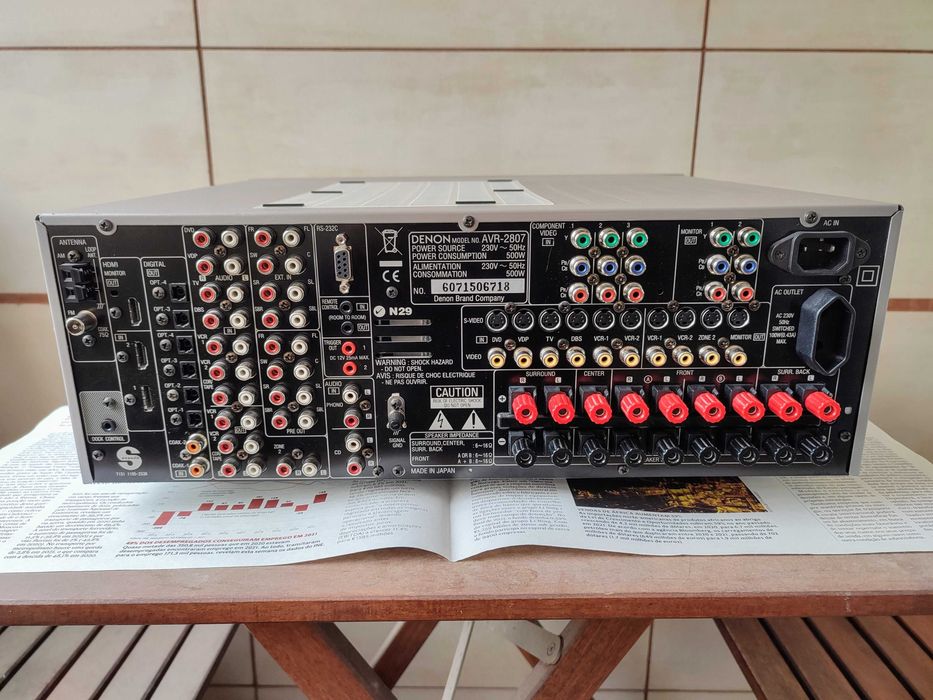 Amplificador receiver Denon AVR-2807