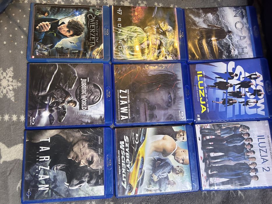 Płyty  Blu-ray 33 szt. .