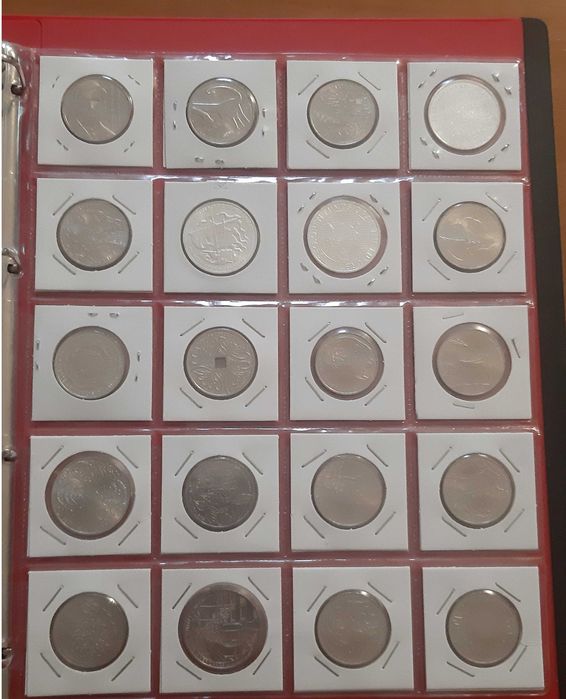 Coleção moedas comemorativas