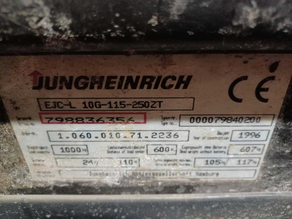Wózek widłowy Jungheinrich EJC-L 10G-115-250ZT