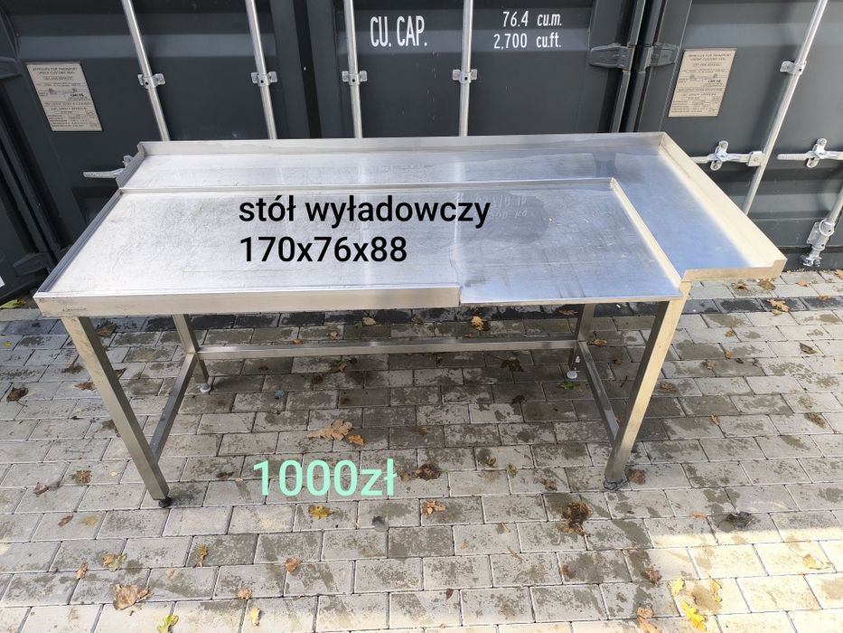 Meble nierdzewne, zlewy, baseny