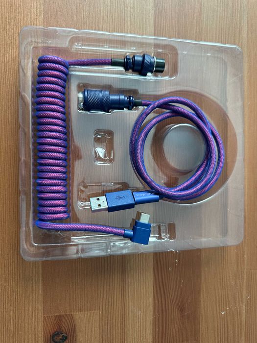 Keychron Premium Coiled Aviator Cable Kabel Spiralny do Klawiatury