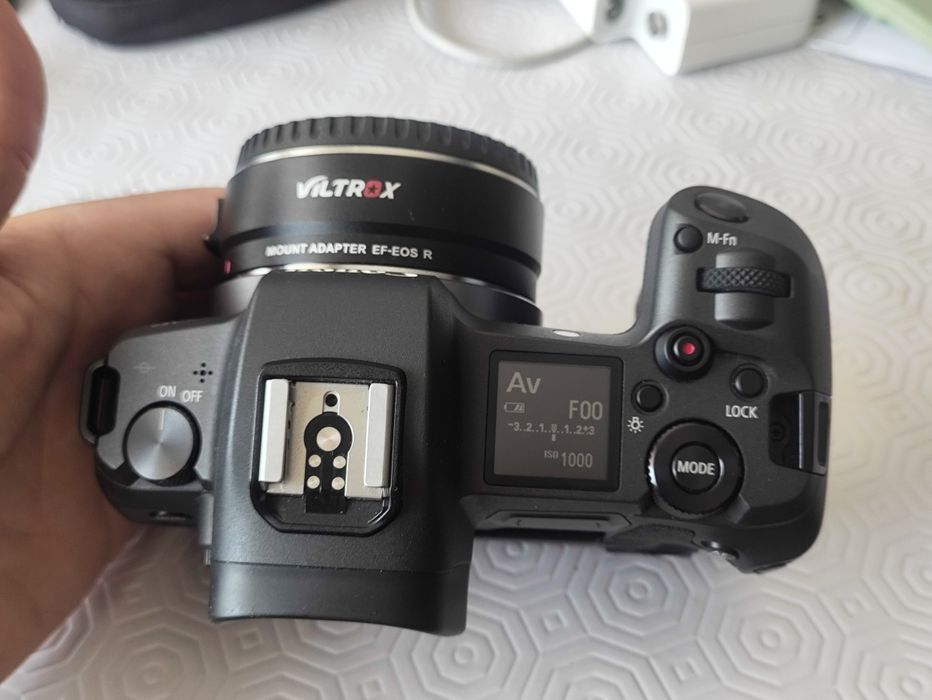 Canon eosR + adapt EF RF em excelente estado