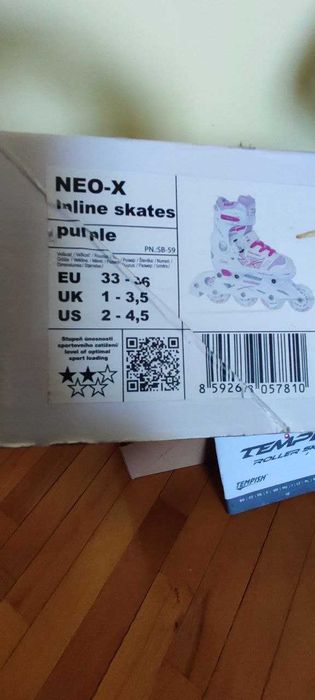 Дитячі розсувні роликові коньки Tempish NEO-X Girl